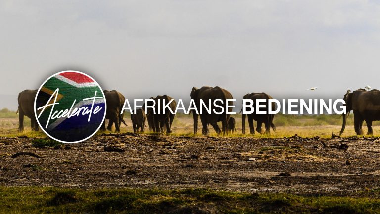Accelerate Bediening in Afrikaans