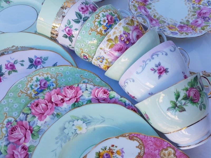 vintage china for hire from Vintage Teacup Queen